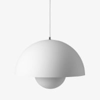 Billede af &Tradition Big Flowerpot VP2 Pendel Ø: 50 cm - Matt White