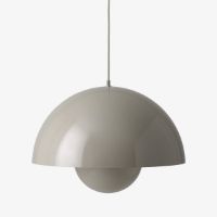 Billede af &Tradition Big Flowerpot VP2 Pendel Ø: 50 cm - Grey Beige 