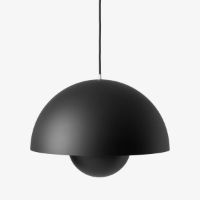 Billede af &Tradition Big Flowerpot VP2 Pendel Ø: 50 cm - Matt Black