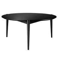 Billede af FDB Møbler D102 Søs Sofabord Ø: 85 cm - Sort Eg 