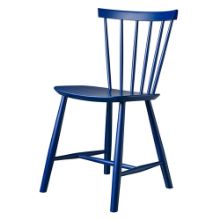 Billede af FDB Møbler J46 Poul M. Volther Stol SH: 45 cm - Mørkeblå 