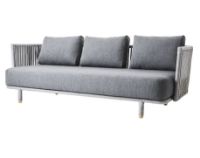Billede af Cane-line Outdoor Moments 3-pers sofa - Grey 