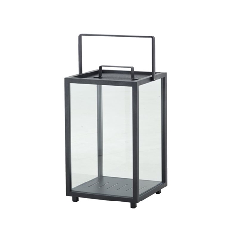 Billede af Cane-line Outdoor Lighthouse Lanterne Stor H: 54 cm - Lava Grey