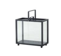 Billede af Cane-line Outdoor Lighthouse Lanterne Rektangulær H: 42 cm - Lava Grey