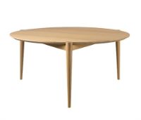 Billede af FDB Møbler D102 Søs Sofabord Ø: 85 cm - Natur Eg