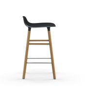 Billede af Normann Copenhagen Form Barstol SH: 65cm - Sort/Eg