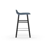 Billede af Normann Copenhagen Form Barstol SH: 65cm - Blå/Sort Eg