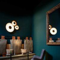 Billede af Lampefeber Ginger 32 Væg/Loftlampe Ø: 32 cm - Eg/Hvid