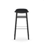 Billede af Normann Copenhagen Form Barstol SH: 75cm - Sort/Sort Eg