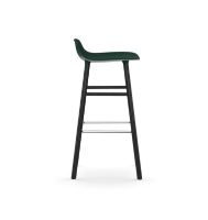 Billede af Normann Copenhagen Form Barstol SH: 75cm - Grøn/Sort Eg
