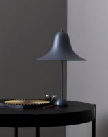 Billede af Verpan Pantop 45 Bordlampe Large H: 65,5cm - Grey OUTLET