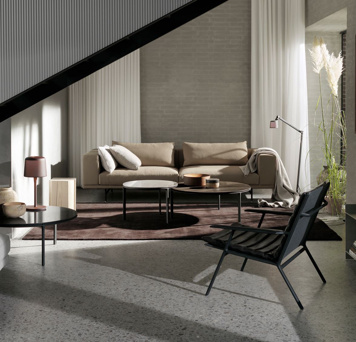 Billede af Vipp 145 Wool/Bamboo Rug Large 200x300 cm - Burgundy