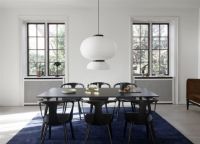 Billede af &Tradition Formakami JH5 Pendant Ø: 70 cm - Ivory White/Black