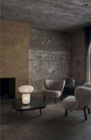 Billede af &Tradition Formakami JH18 Table Lamp H: 50 cm - Ivory White/Black
