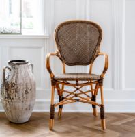 Billede af Sika-Design Rossini Stol m. Armlæn SH: 45 cm - Cherry 