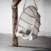 Billede af Sika-Design Renoir Hængestol H: 113 cm - Antique Brown 