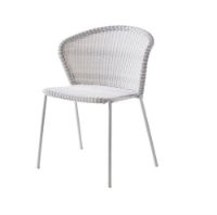Billede af Cane-line Outdoor Lean stol - White Grey