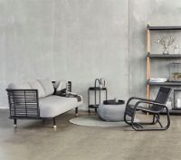 Billede af Cane-line Outdoor Divine Fodskammel 55x55 cm - Grey