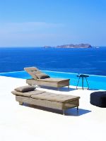 Billede af Cane-line Outdoor Presley Solvogn L: 202 cm - Taupe