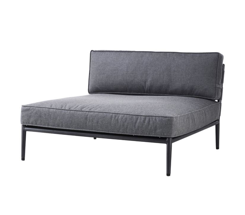 Billede af Cane-line Outdoor Conic Daybed Modul L: 120 cm - Grey