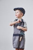 Billede af Flexa Play Håndværkerkostume Barn - Grey  OUTLET
