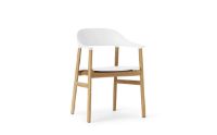 Billede af Normann Copenhagen Herit Armchair SH: 45 cm - Oak Base/White