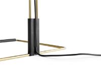 Billede af HAY Matin Table Lamp 380 Large Ø: 38 cm - Green / Brass