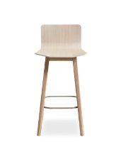 Billede af Skovby SM808 Barstol H: 83 cm - Hvidolieret eg