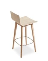 Billede af Skovby SM808 Barstol H: 83 cm - Hvidolieret eg