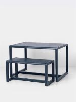 Billede af Ferm Living Little Architect Bench 30x62 cm - Dark Blue