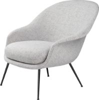 Billede af GUBI Bat Lounge Chair Low Back - Sort/Sonar 3 124