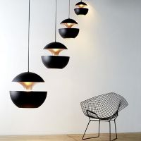 Billede af DCW Editions Here Comes The Sun Ø: 25cm - Sort/Kobber