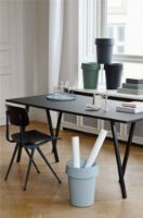Billede af HAY Loop Stand Table 180x87,5 cm - Black/Black Linoleum