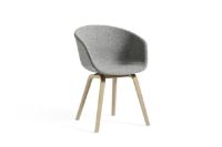 Billede af HAY AAC 23 About A Chair SH: 46 cm - Lacquered Oak Veneer/Hallingdal 130