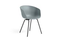 Billede af HAY AAC 26 About A Chair SH: 46 cm - Black Powder Coated Steel/Dusty Blue