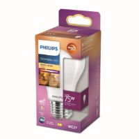 Billede af PHILIPS E27 LED Pære 7,2W (75W) WarmGlow - Dæmpbar/Varm Hvid