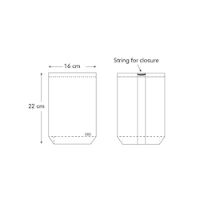 Billede af The Organic Company All Purpose Bag S 16x22 cm - Clay OUTLET