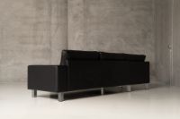 Billede af Mogens Hansen MH 221 3 Pers Sofa L: 238 cm - Premium Læder / Sort