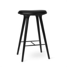 Billede af Mater High Stool H: 74 cm - Sortlakeret Eg
