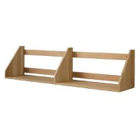 Billede af FDB Møbler B5 Børge Mogensen Hylde Dobbelt 100 x 21 cm - Massiv Eg / Mat Lak 