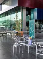 Billede af HAY Palissade Ottoman 60x65 cm - Hot Galvanised