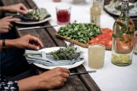 Billede af The Organic Company Napkin 40x50 cm - Dark Green OUTLET