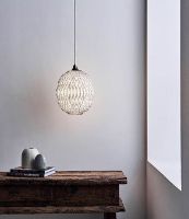 Billede af Le Klint CALEO 1 Pendel Small Ø: 24 cm - Papir Hvid / Bronze