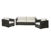 Billede af Cane-line Outdoor Chester 3-pers. loungesofa - Graphite 