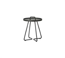 Billede af Cane-line Outdoor On-The-Move Sidebord, ekstra lille - Black