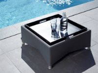 Billede af Cane-line Outdoor Club Bakke 58,5x58,5 cm - Black 