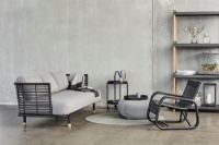 Billede af Cane-line Outdoor Club bakke Ø: 44 cm - Black