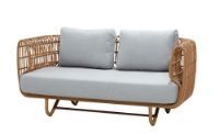 Billede af Cane-line Outdoor Nest 2-pers. sofa OUTDOOR - Natural
