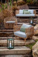 Billede af Cane-line Outdoor Nest 2-pers. sofa OUTDOOR - Natural