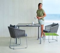 Billede af Cane-line Outdoor Moments Hyndesæt til stol - Grey